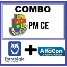 COMBO - PMCE - PÓS EDITAL - SOLDADO DA POLÍCIA MILITAR DO CEARÁ - SOLDADO PM CE - ESTRATÉGIA + ALFACON -PÓS EDITAL - 2021
