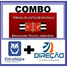 COMBO - TJ SP - PÓS EDITAL - ESCREVENTE JUDICIÁRIO - TJSP - ESTRATEGIA + DIREÇÃO 2021