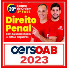 OAB 2ª FASE XXXIX (39) - DIREITO PENAL - CERS 2023