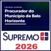 Procurador do Município de Belo Horizonte – Supremo Tv 2026