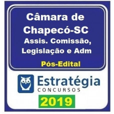 ASSISTENTE  - CAMARA MUNICIPAL DE CHAPECÓ - ESTRATÉGIA 2019 - PÓS EDITAL