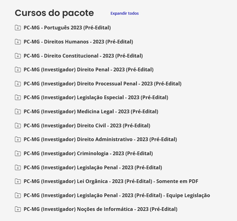 Terá Novo Concurso PCMG Em 2023 